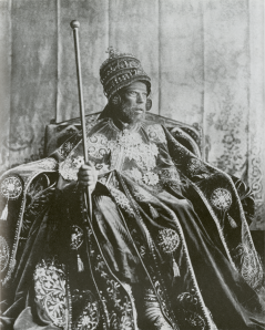 O imperador Menelik II